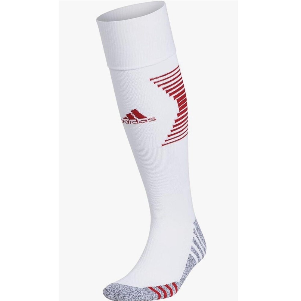 NIKE Unisex Soccer Team Speed Socks Size M in White/Team Power Red